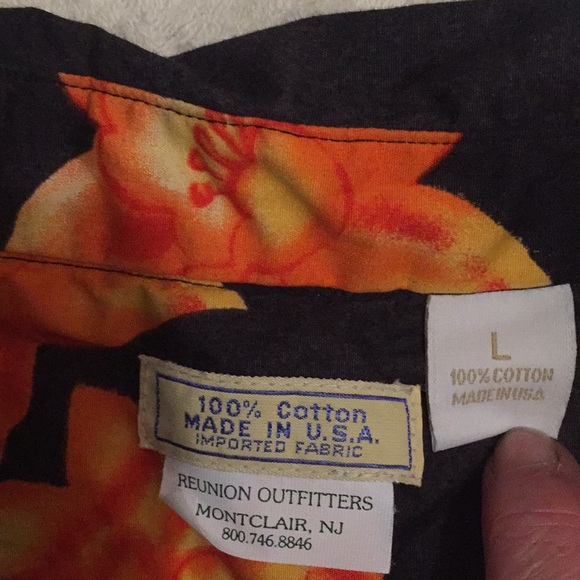 Reunion Outfitters tropical shirt - Picture 6 of 6